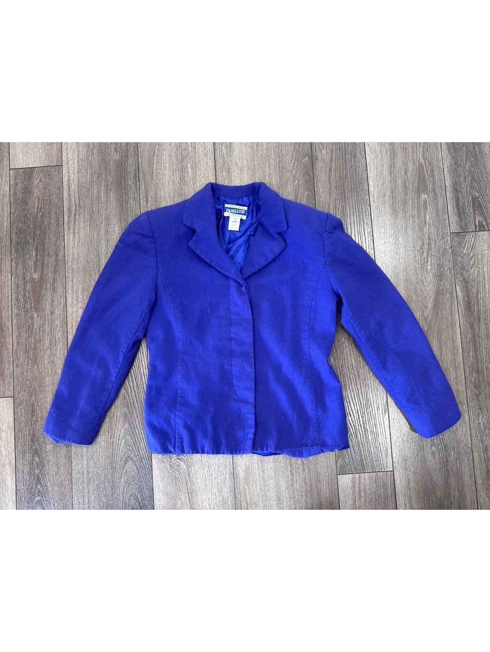 Pendleton Women's Purple Wool Blazer Jacket Size 4